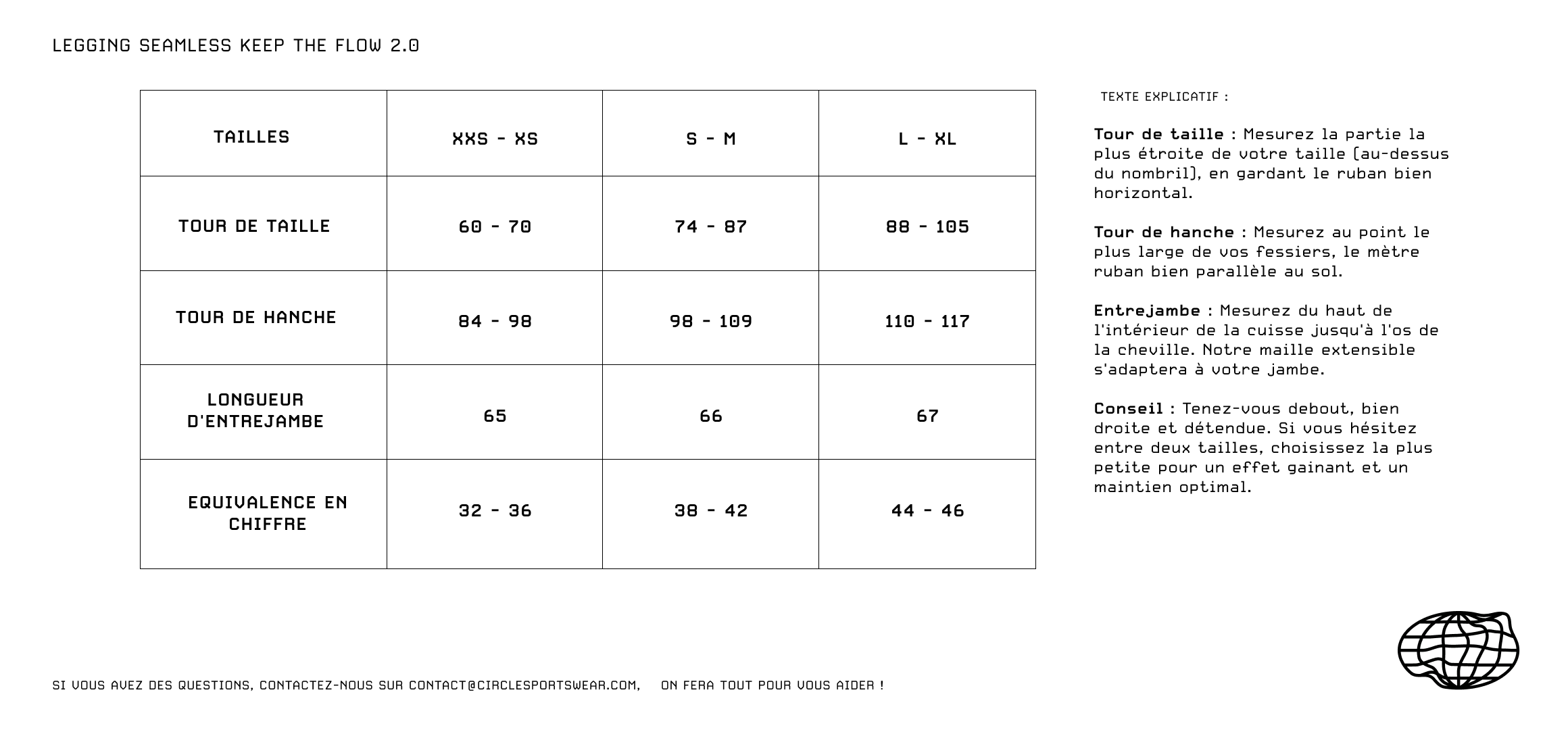Guide des tailles