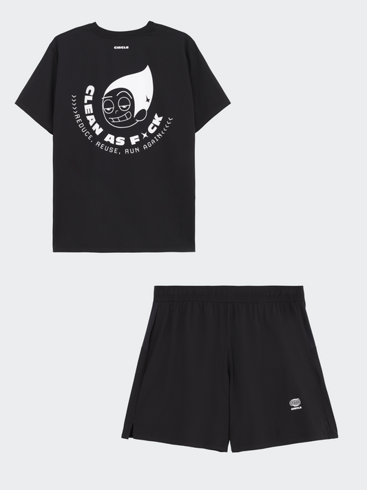 Agility CAF 2.0 T-shirt & Black everystride Shorts Pack