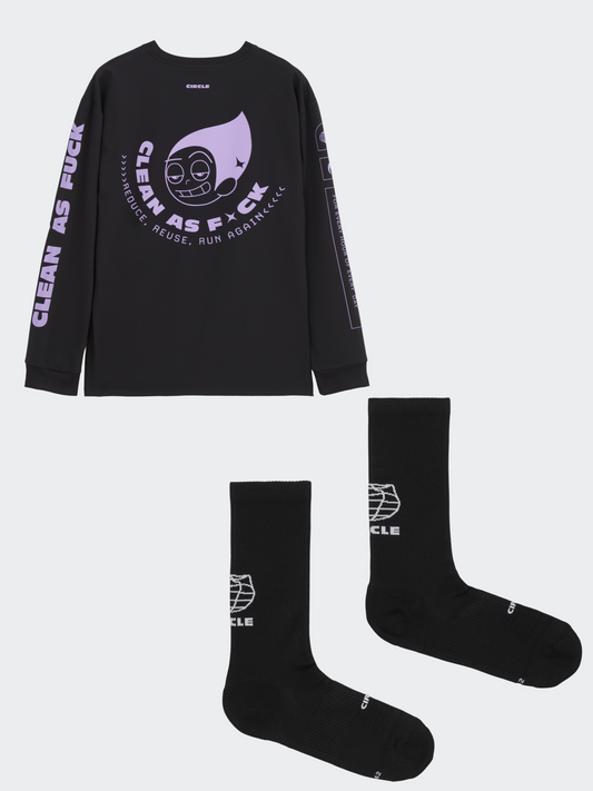 Pack Manches Longues CAF 2.0 & Chaussettes Speedy High Planet 2.0 (unisexe)