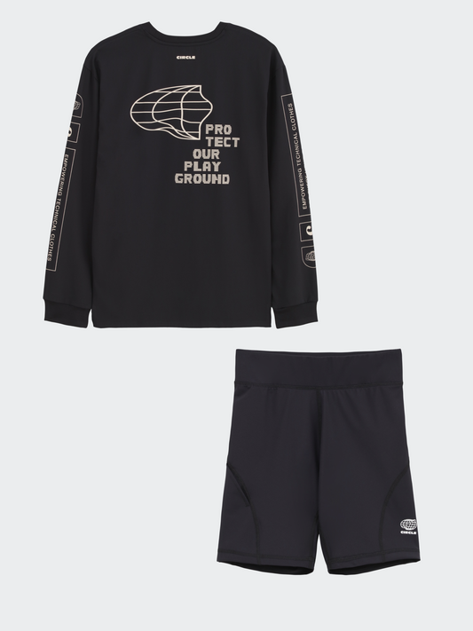 Pack POP 2.0 Long-sleeve & black Shorty 