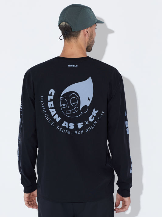 Clean As Fuck Long-Sleeve T-Shirt 