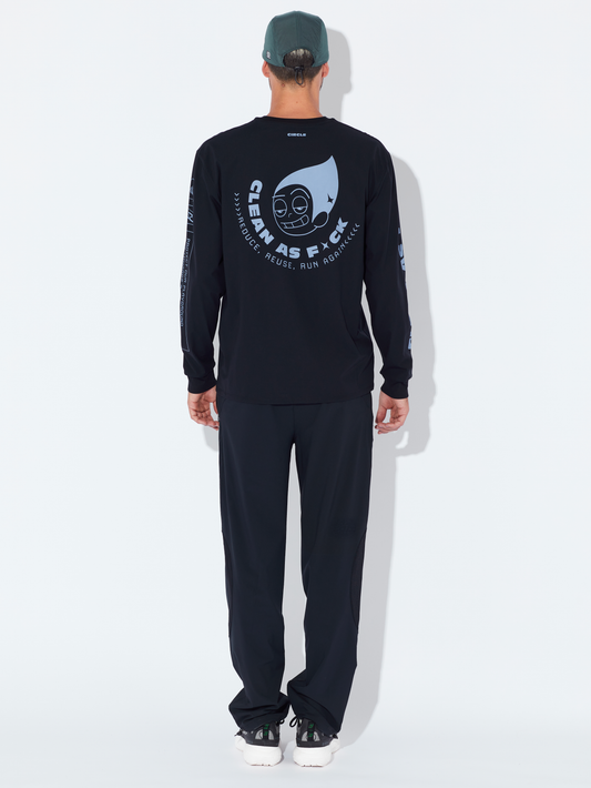 Clean As Fuck Long-Sleeve T-Shirt 