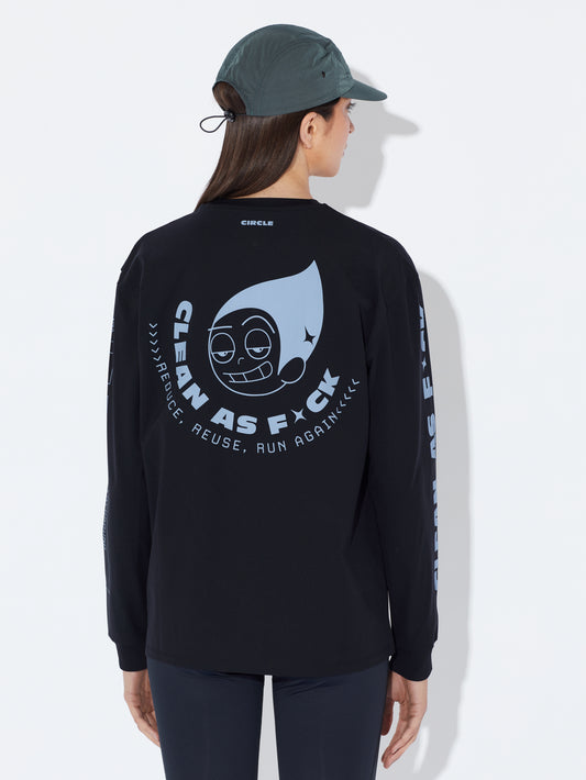Clean As Fuck Long-Sleeve T-Shirt 