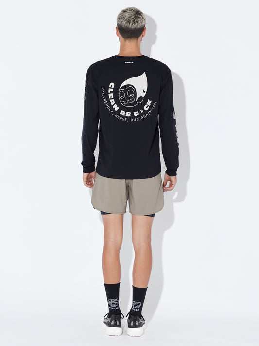 Clean As Fuck Long-Sleeve T-Shirt 