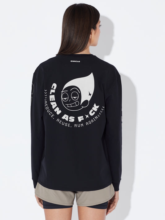 Clean As Fuck Long-Sleeve T-Shirt 