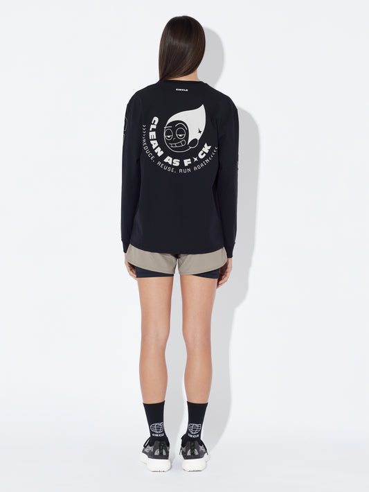Clean As Fuck Long-Sleeve T-Shirt 