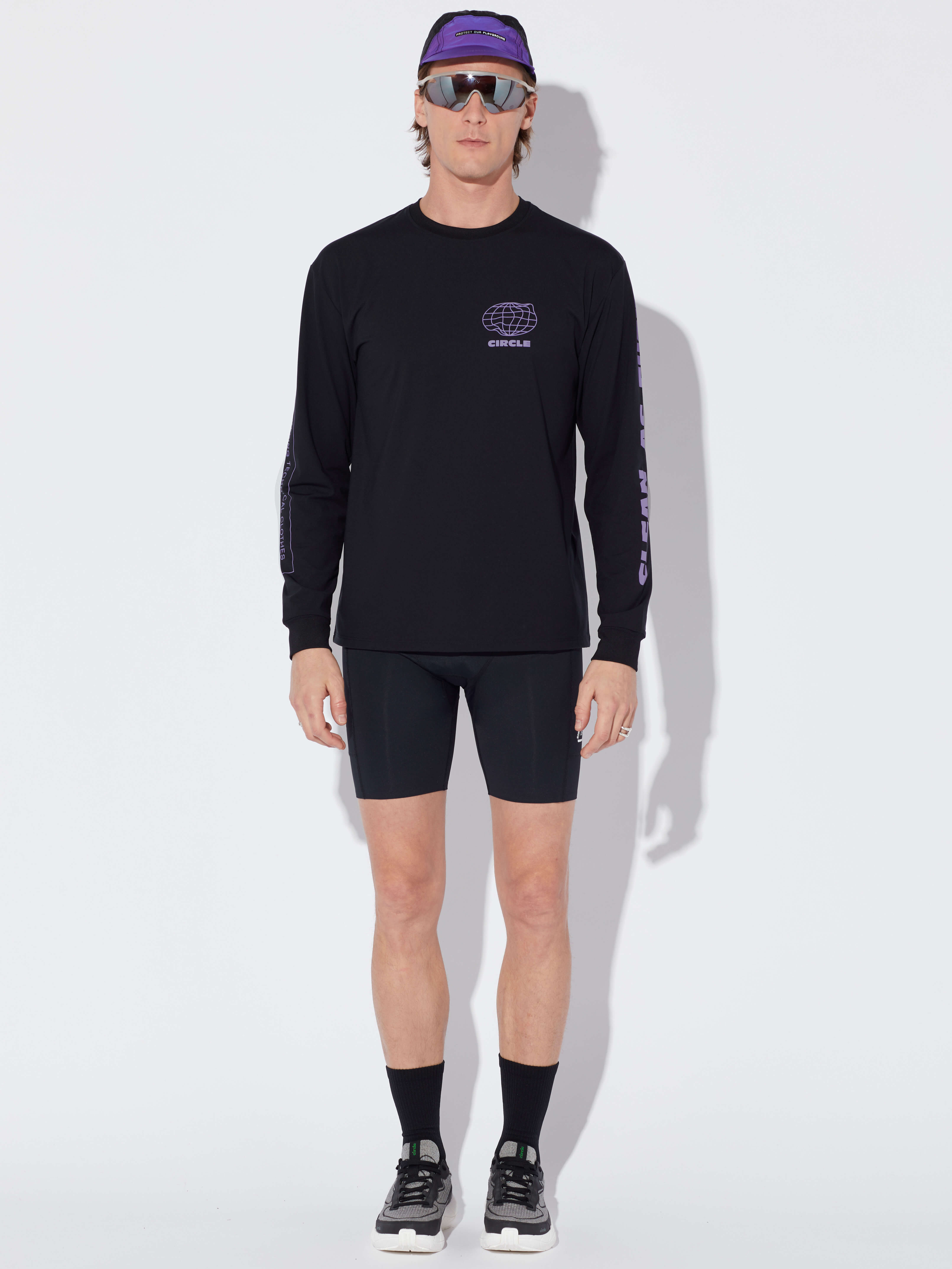 Haut manches longues running respirant