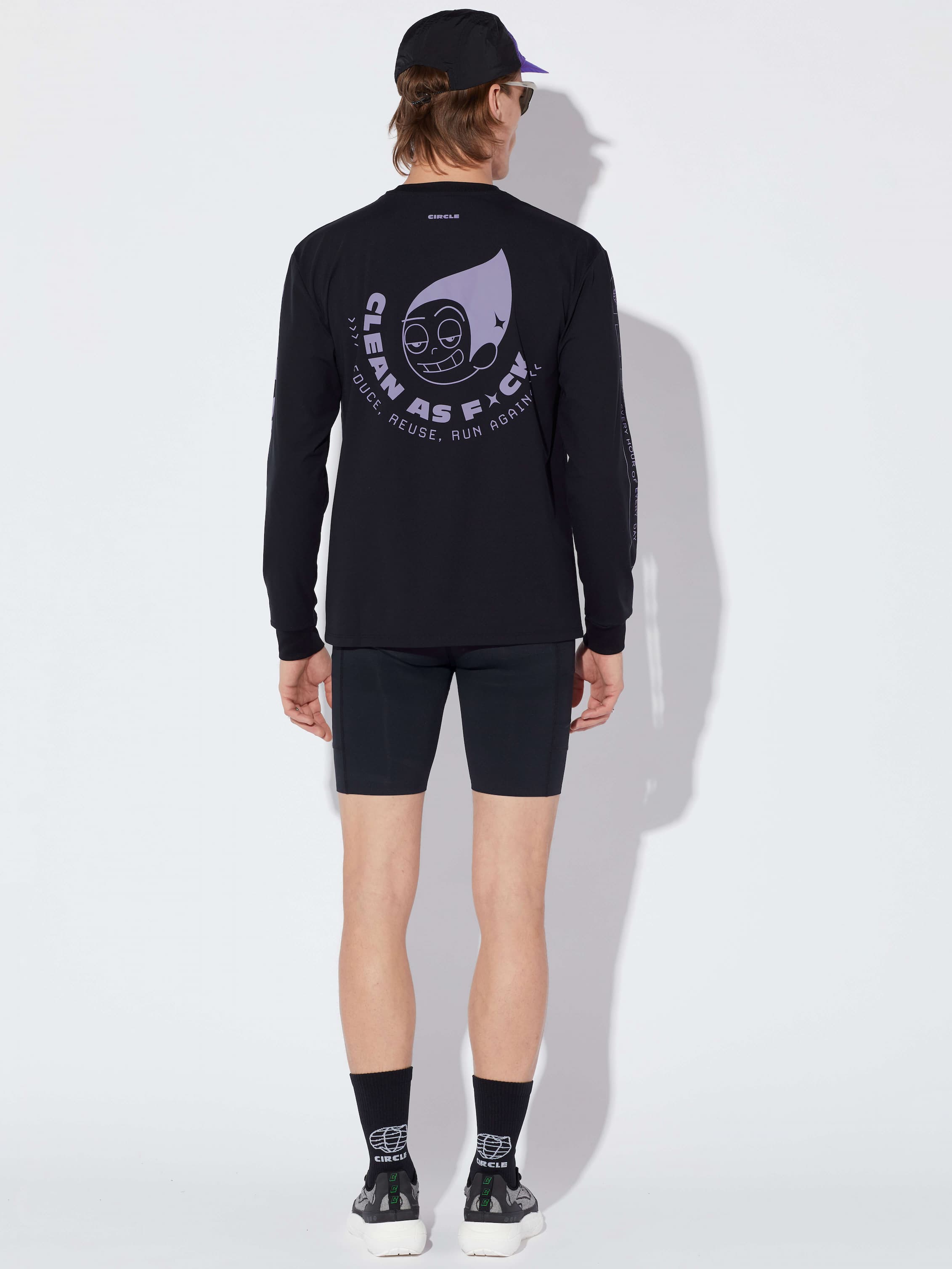 Breathable long-sleeve running top | Circle – Circle Sportswear