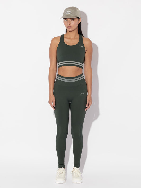 Pack Brassière & Legging Seamless Running Forest