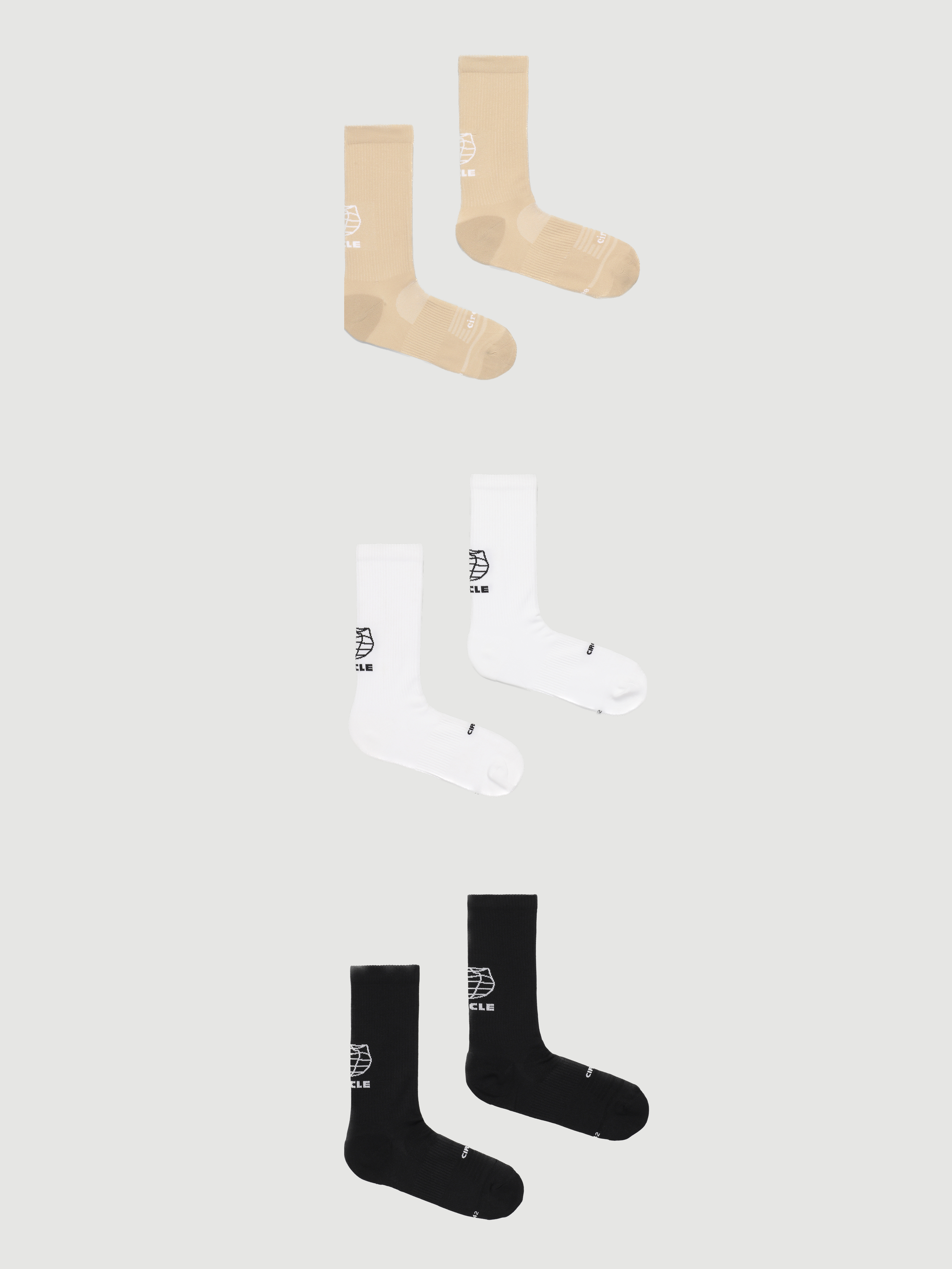 Pack 3 chaussettes de running Speedy High planet