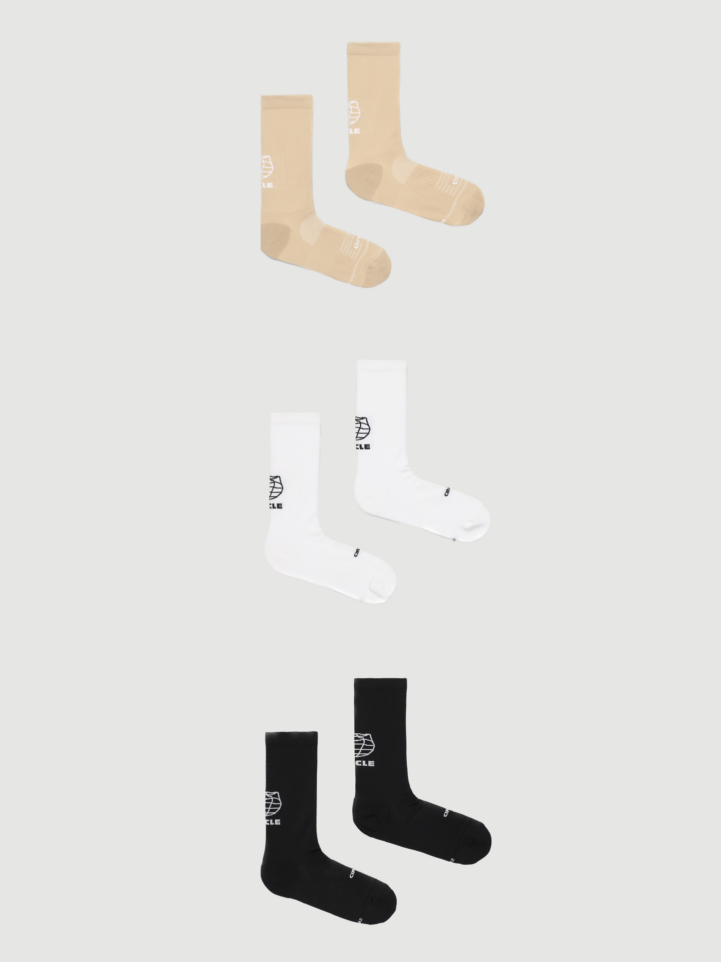 Pack 3 chaussettes de running Speedy High planet