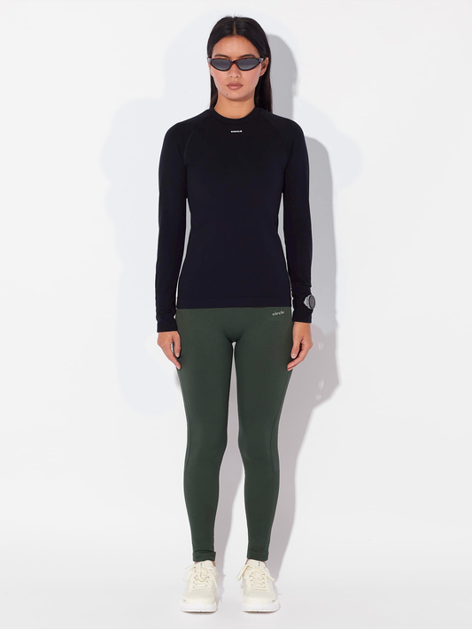 Pack Première Couche & Legging Seamless Moss