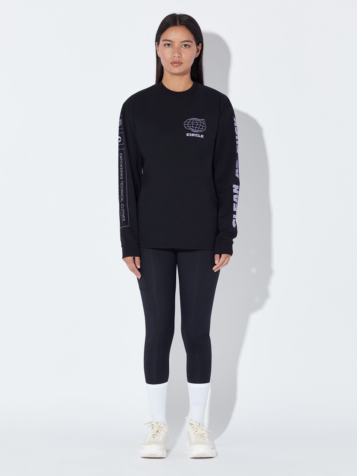 Pack Manches longues CAF & Legging noir