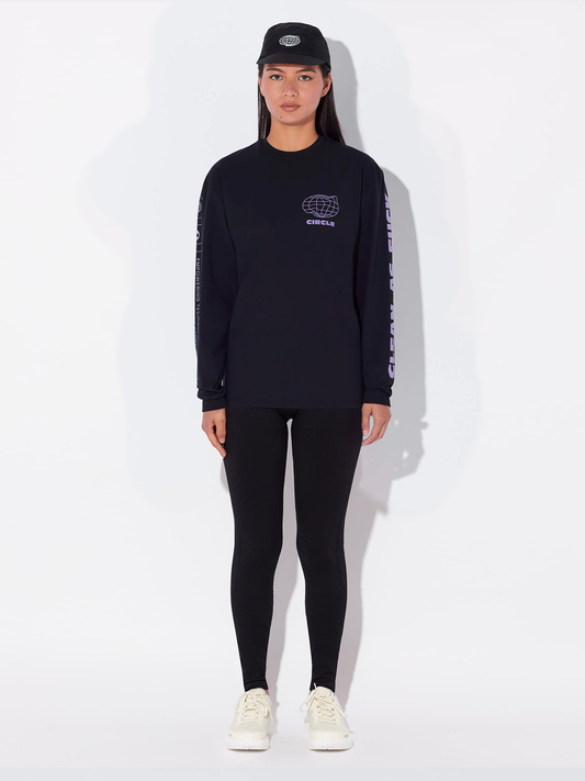 Pack Manches longues CAF & Legging Seamless noir