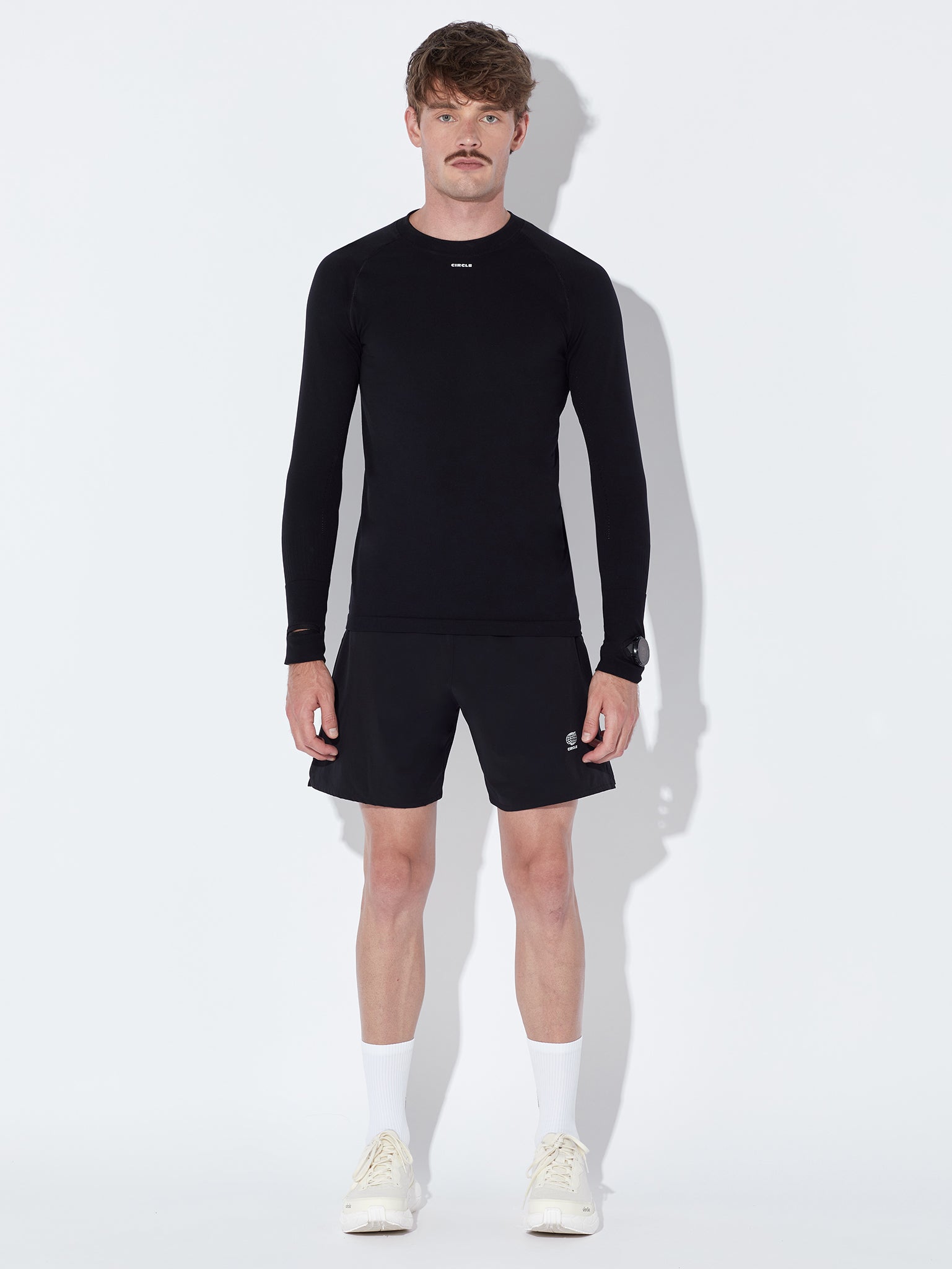 Pack Première couche & Short Everystride Noir Homme