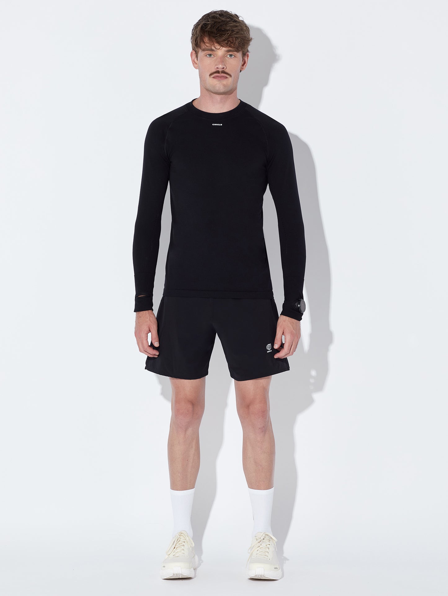 Pack Première couche & Short Everystride Noir Homme