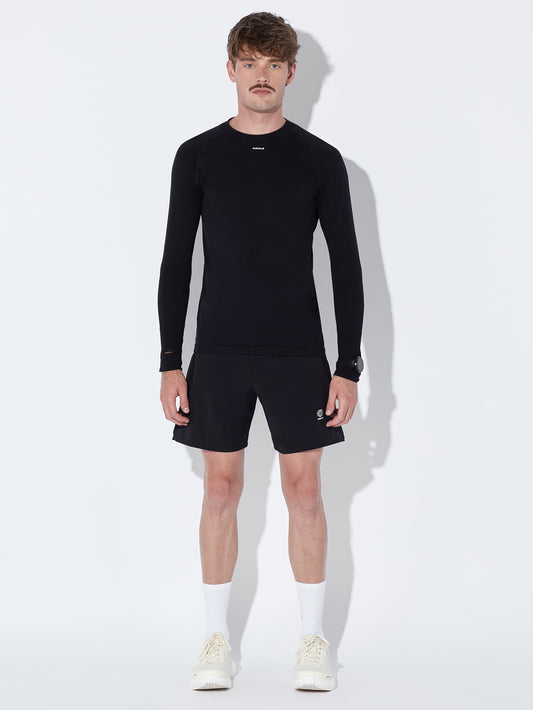 Pack Première couche & Short Everystride Noir Homme