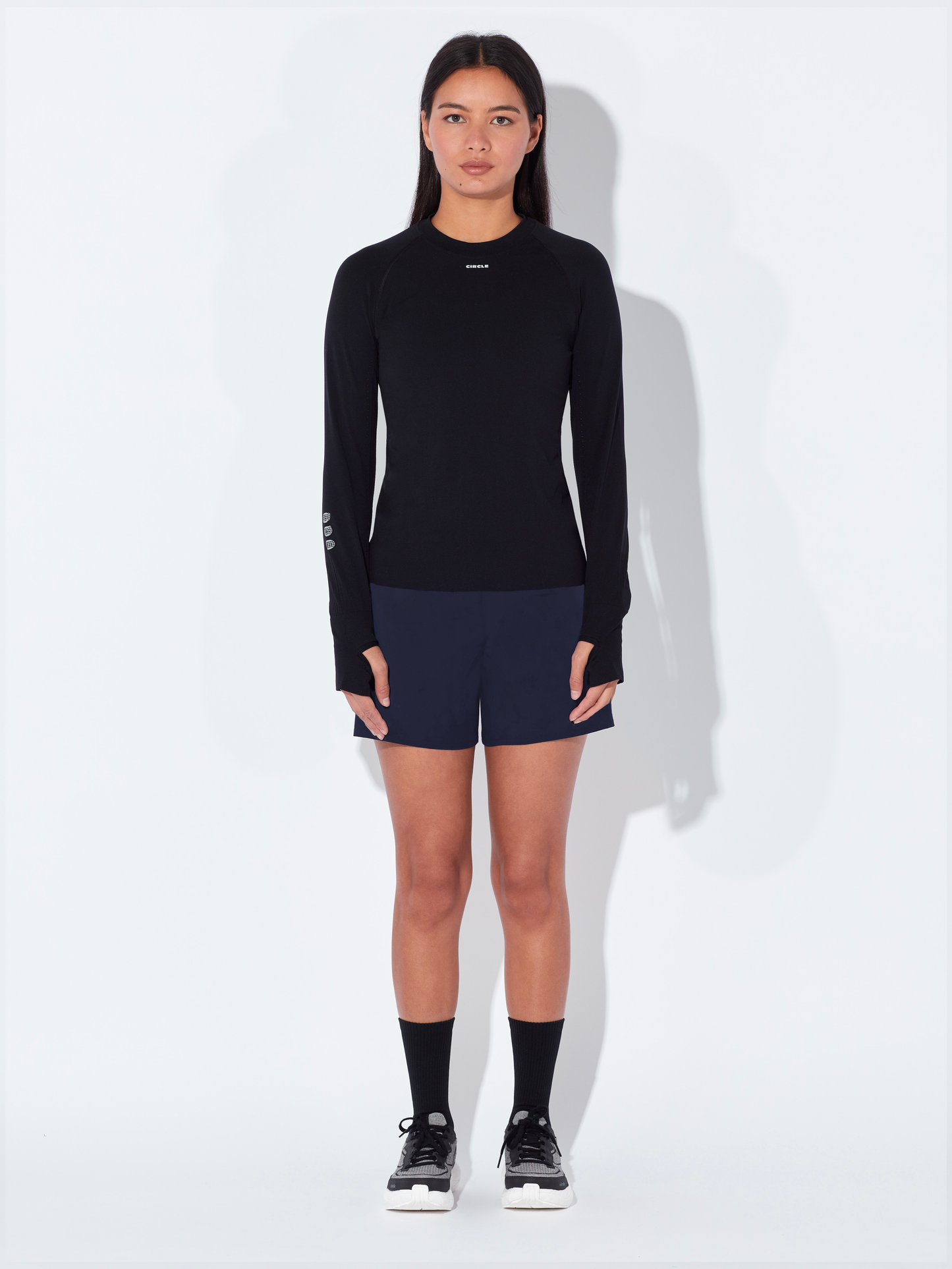 Pack Première couche & Short Everystride Navy Femme