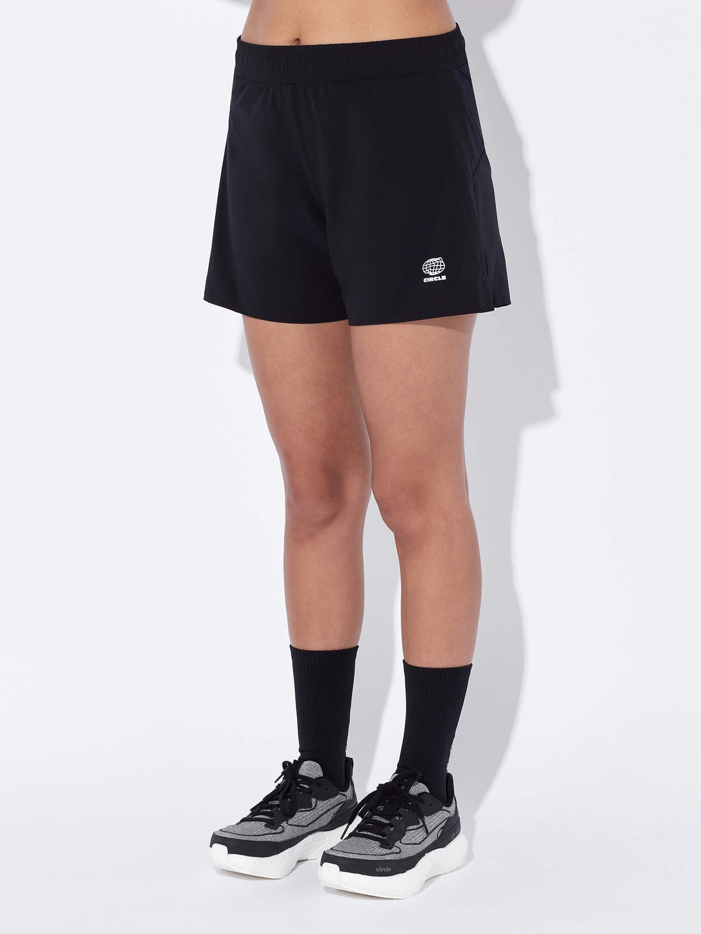 Pack Première couche & Short Everystride Noir Femme