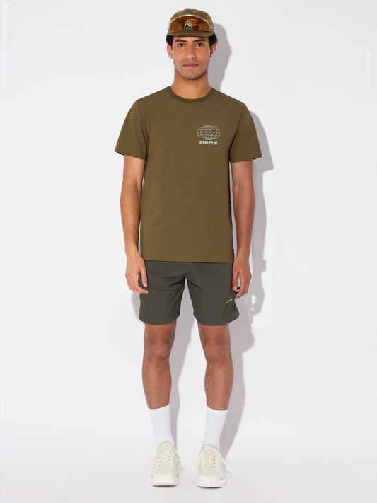 Pack T-shirt Agility Run & Short Active Moss