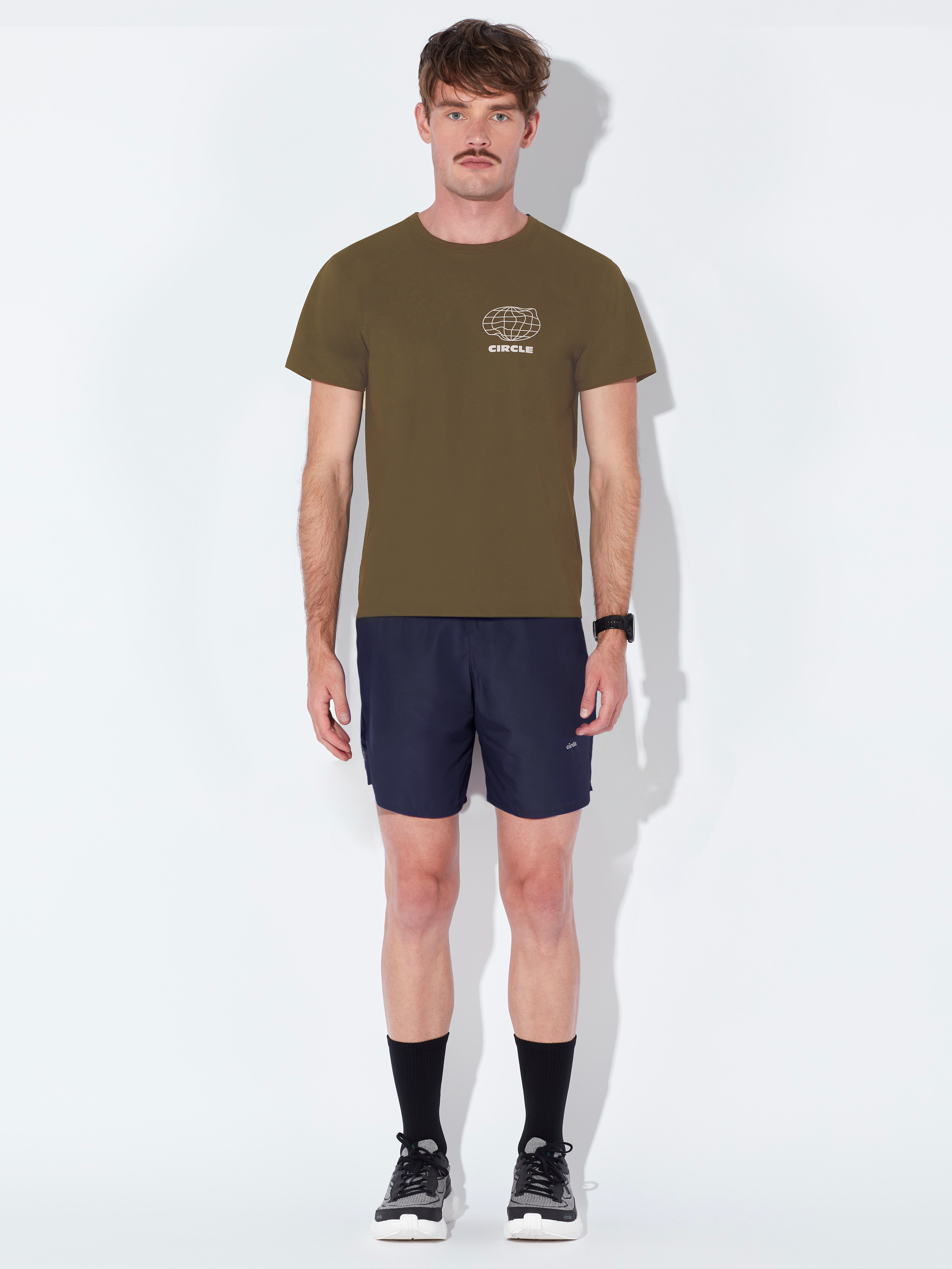 Pack T-shirt Agility Run Moss & Short One For All Navy