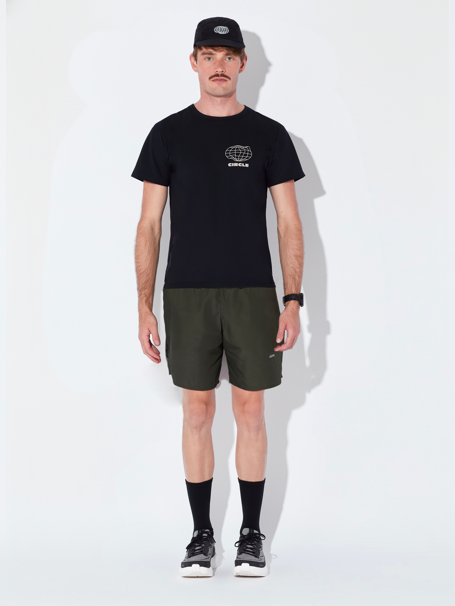 Pack T-shirt Agility Run Noir & Short One For All Moss