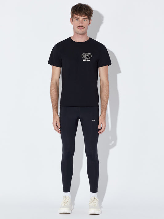 Pack T-Shirt Agility Run & Legging Men in tights noir