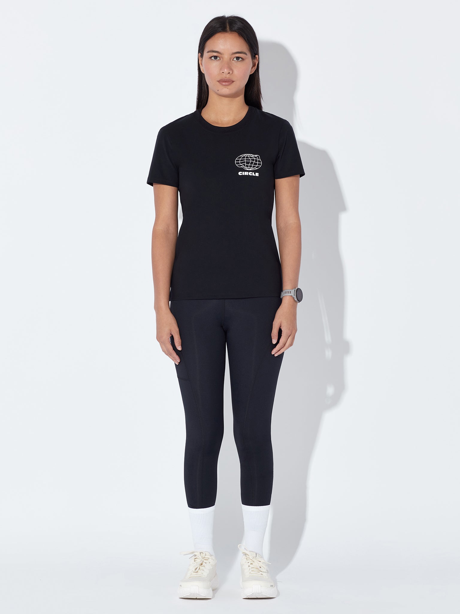 Pack T-Shirt Athletic Run & Legging Noir