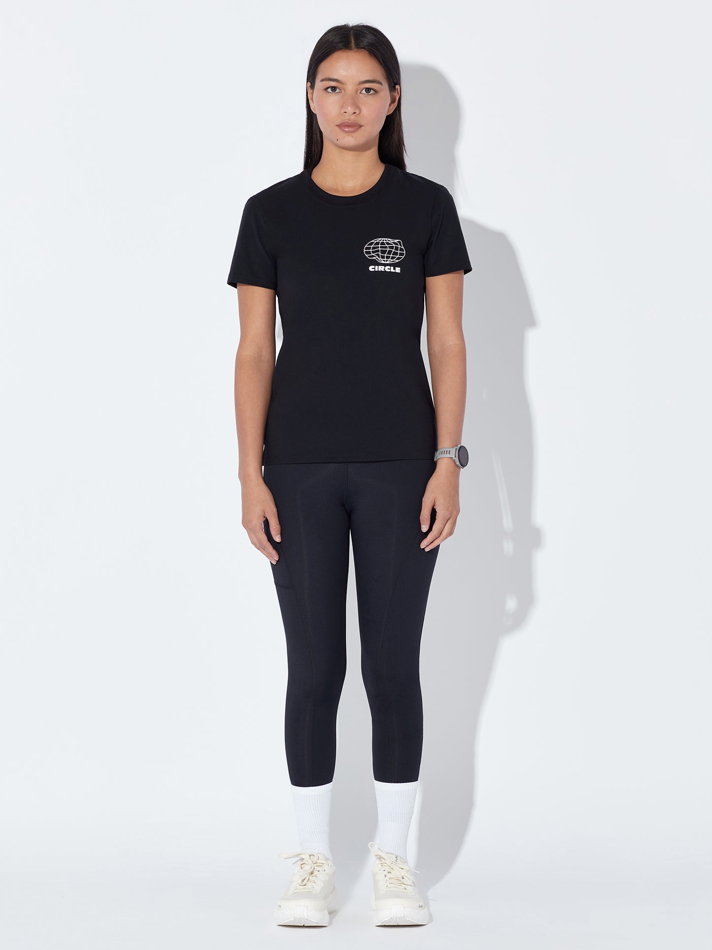 Pack T-Shirt Athletic Run & Legging Noir