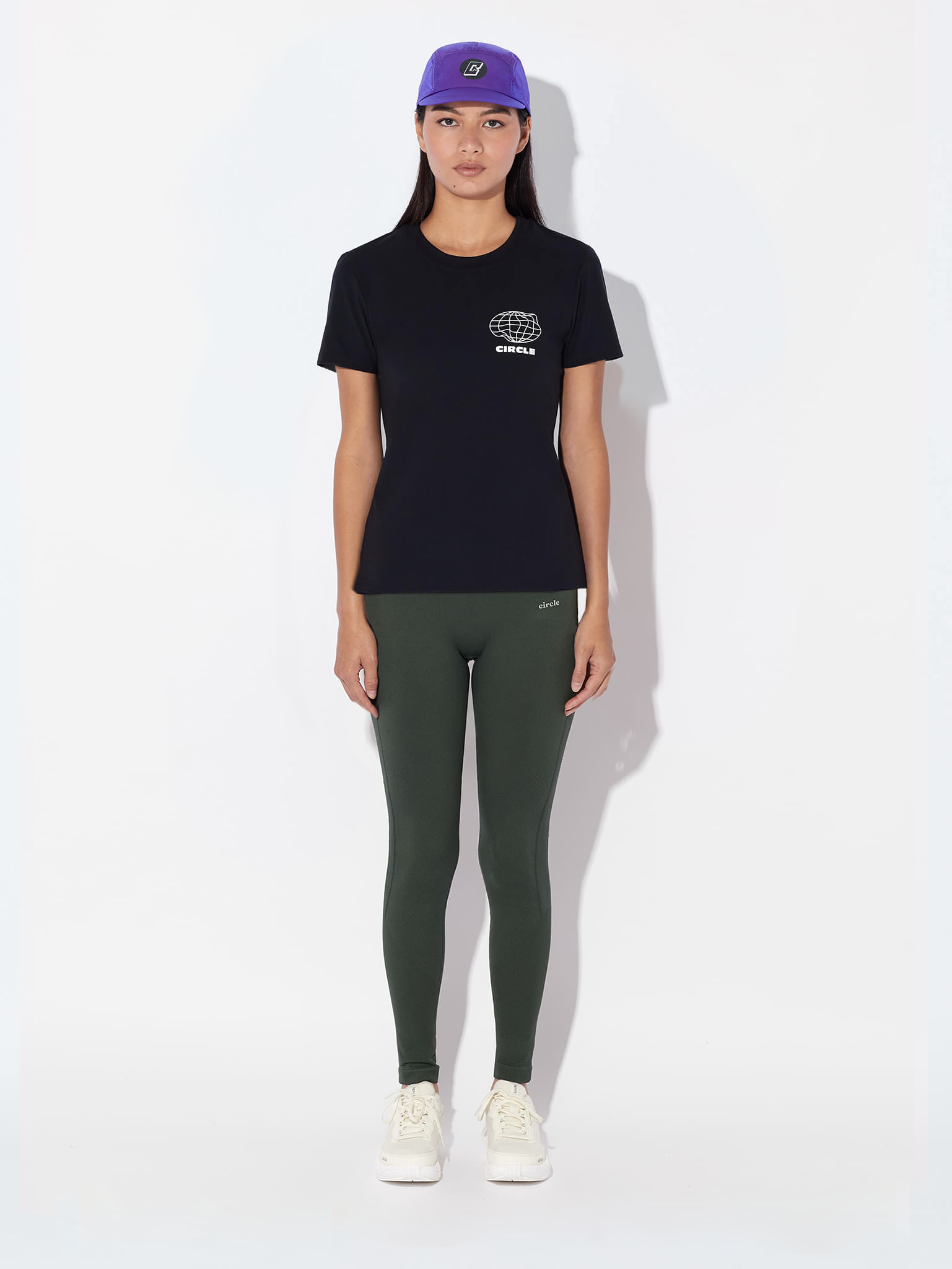 Pack T-Shirt Athletic Run & Legging Seamless Moss