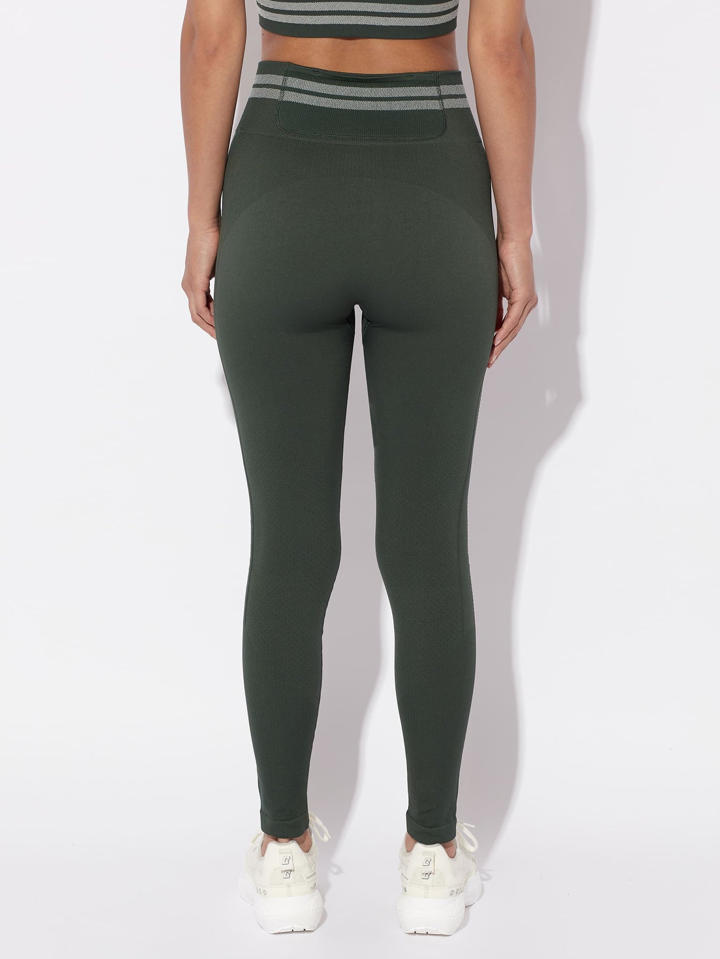 Pack T-Shirt Athletic Run & Legging Seamless Moss