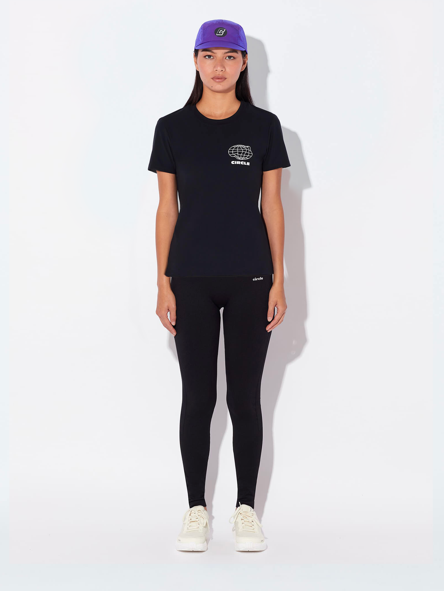 Pack T-Shirt Athletic Run & Legging Seamless Noir