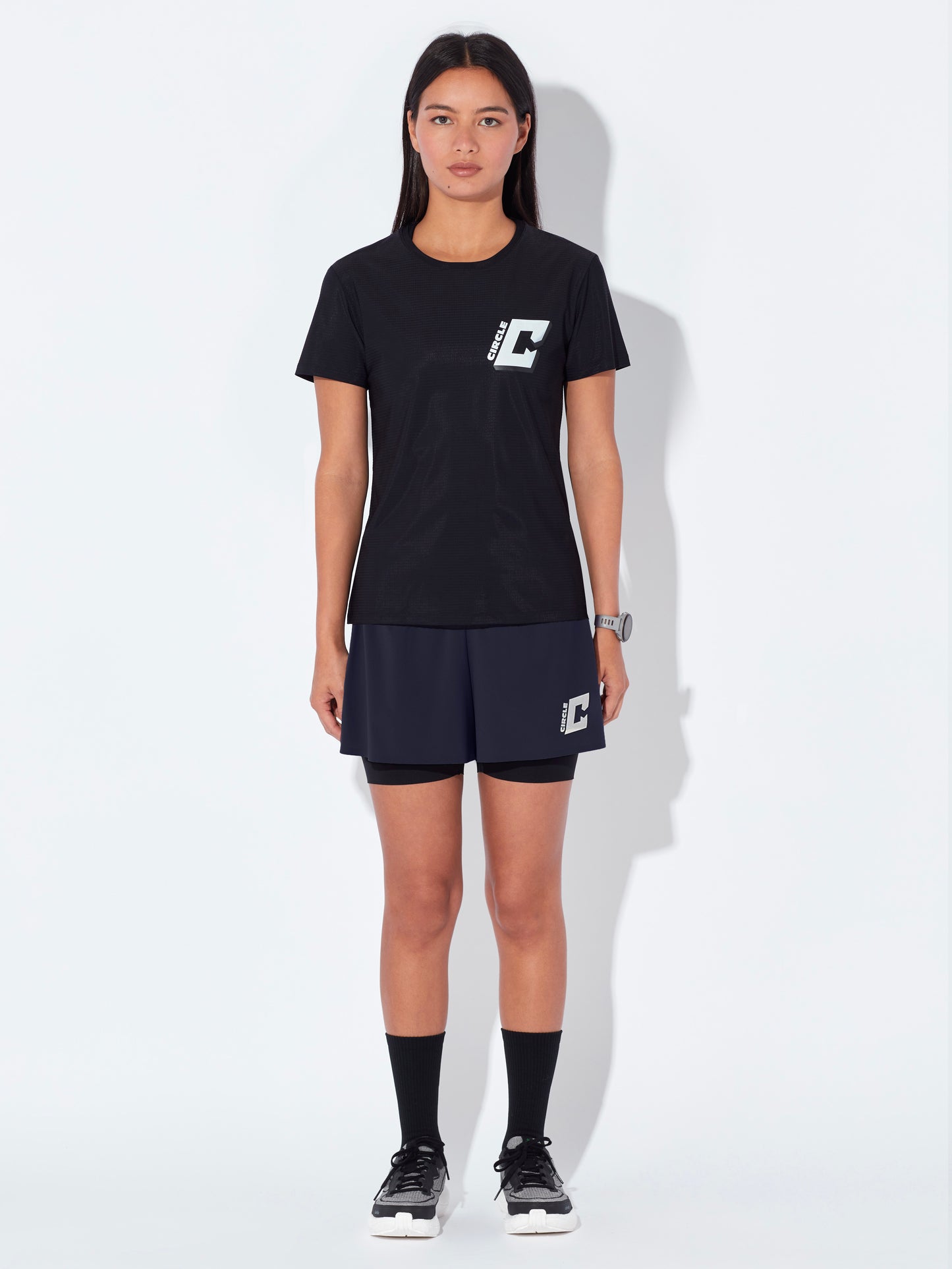 Pack T-Shirt Noir & Short 2-en-1 Navy Legend™ Femme
