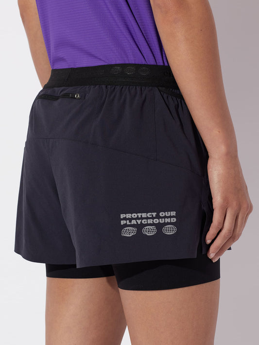 Pack T-Shirt Noir & Short 2-en-1 Navy Legend™ Femme
