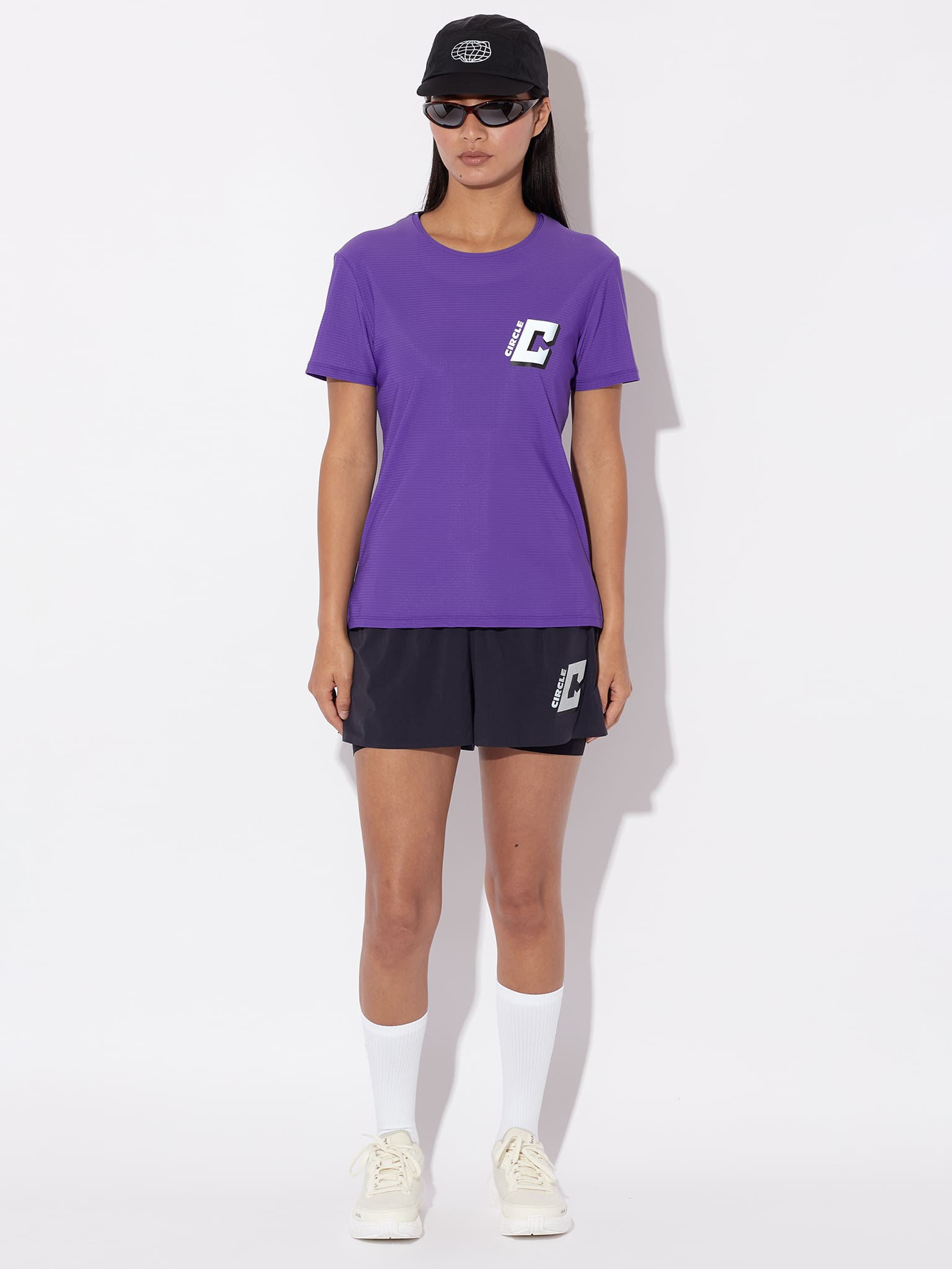 Pack T-Shirt Violet & Short 2-en-1 Navy Legend™ Femme
