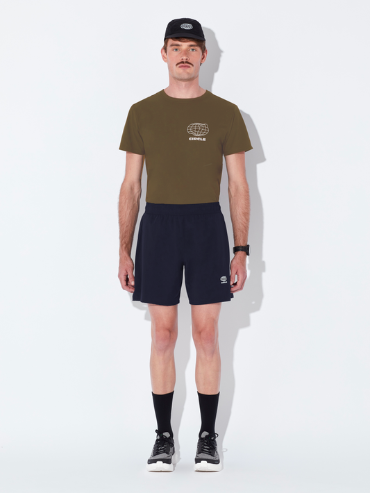 Pack T-Shirt Agility Run moss & Short Everystride navy