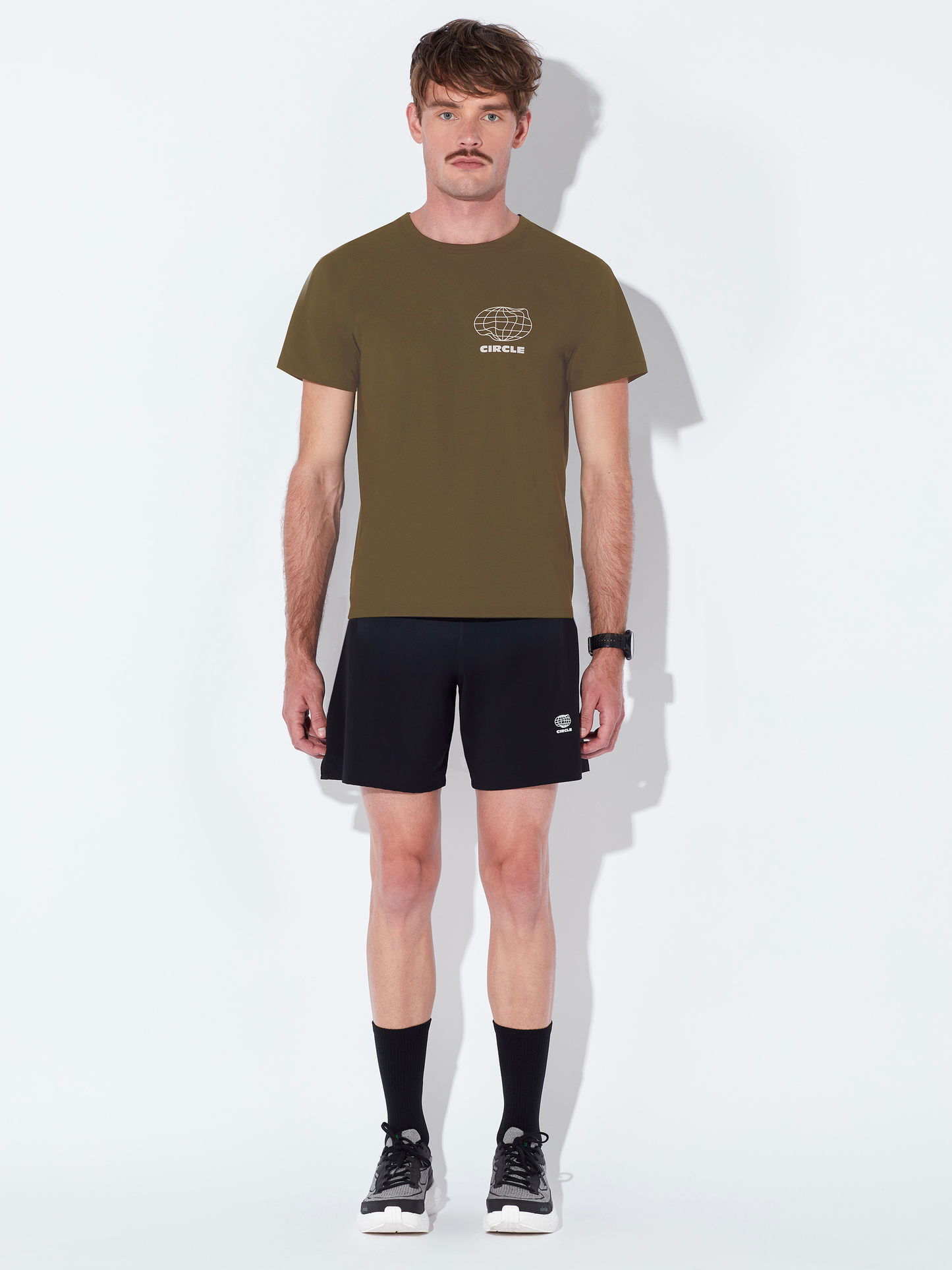 Pack T-Shirt Agility Run moss & Short Everystride noir