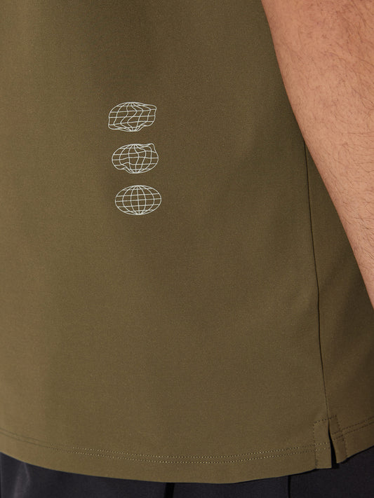 Pack T-Shirt Agility Run moss & Short Everystride noir