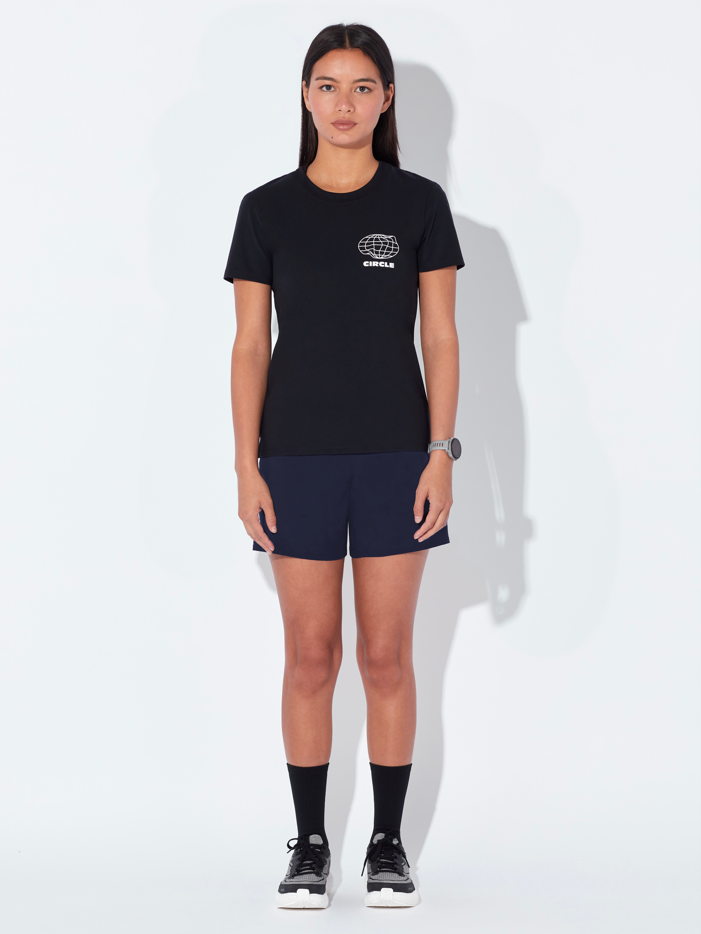 Pack T-shirt Athletic Run & Short Everystride Femme Navy