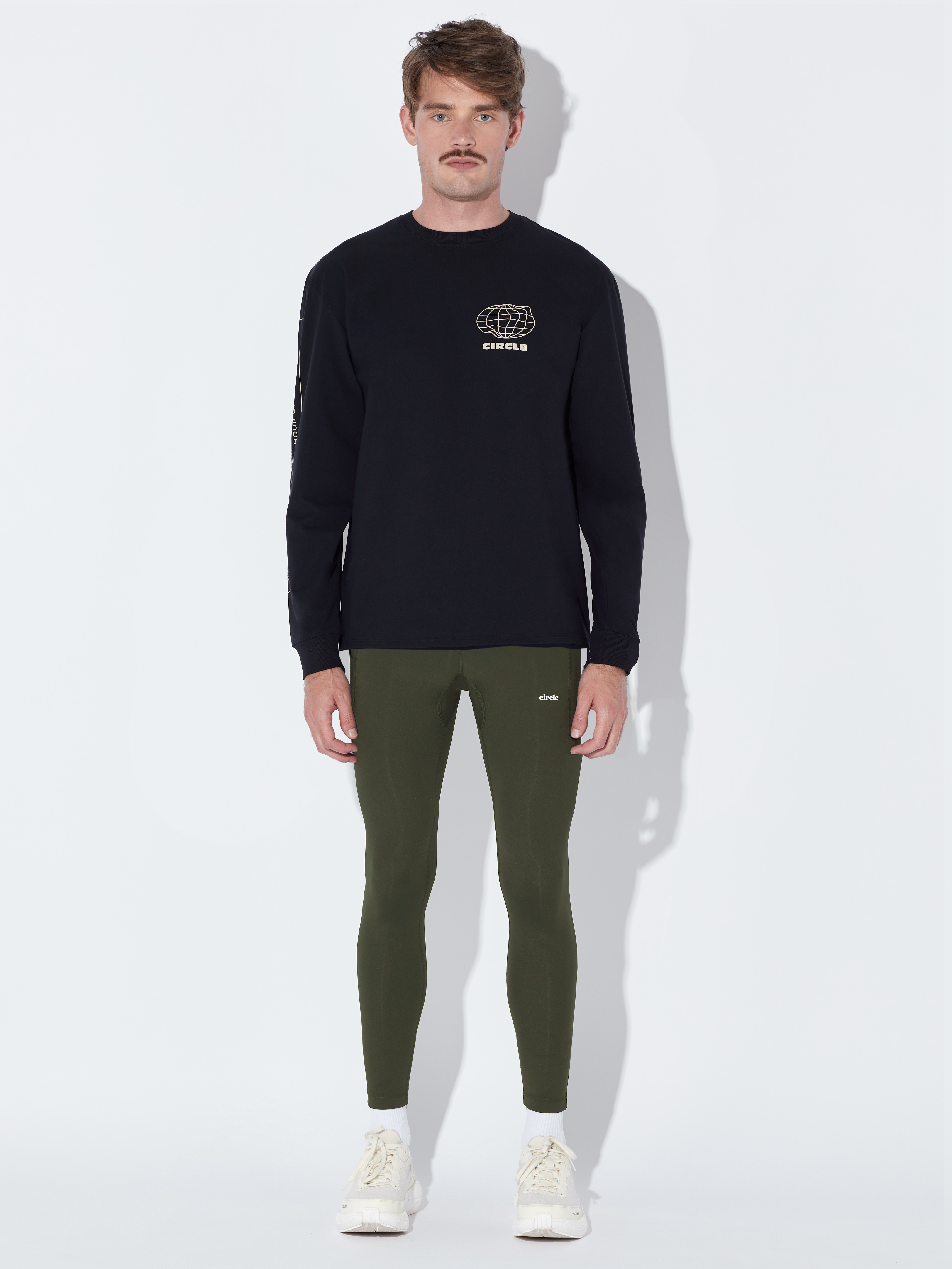 Pack Manches longues POP & Legging Men in tights moss
