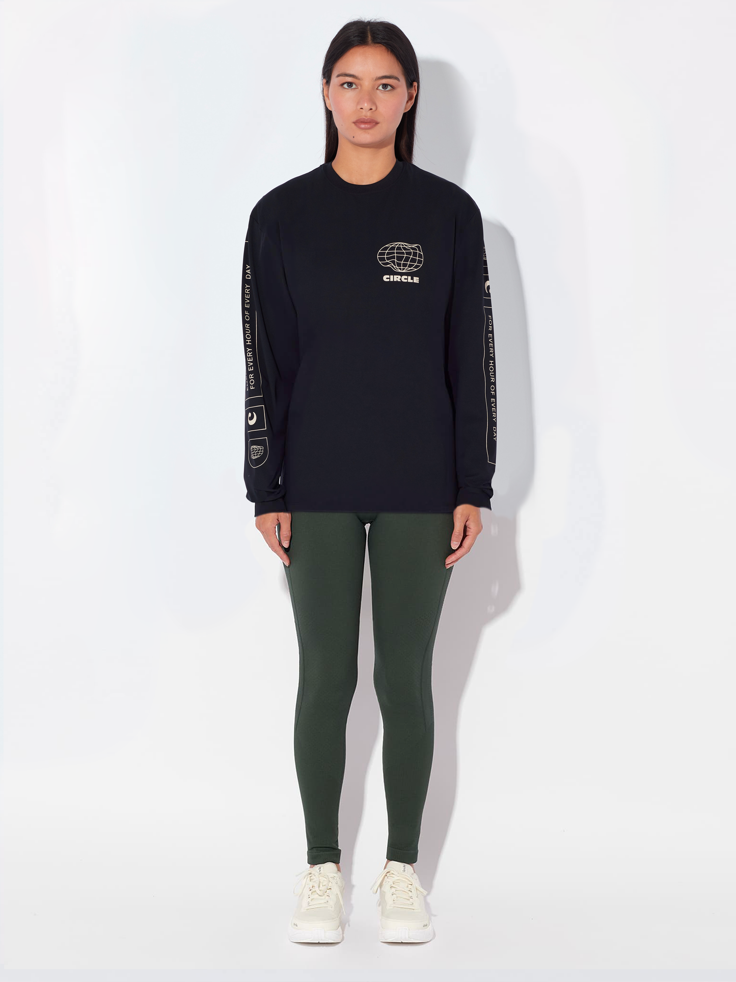 Pack Manches Longues POP & Legging seamless moss