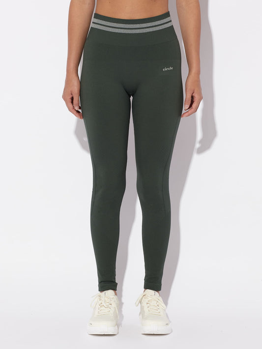 Pack Manches Longues POP & Legging seamless moss