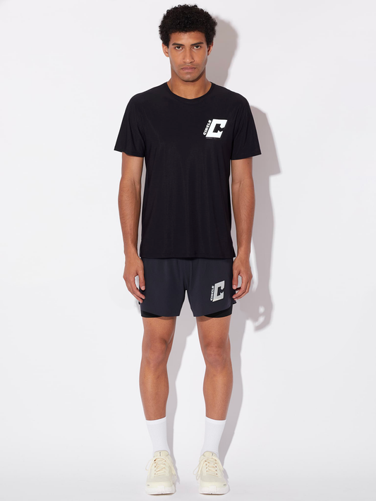 Pack T-Shirt Noir & Short 2-en-1 Navy Legend™ Homme