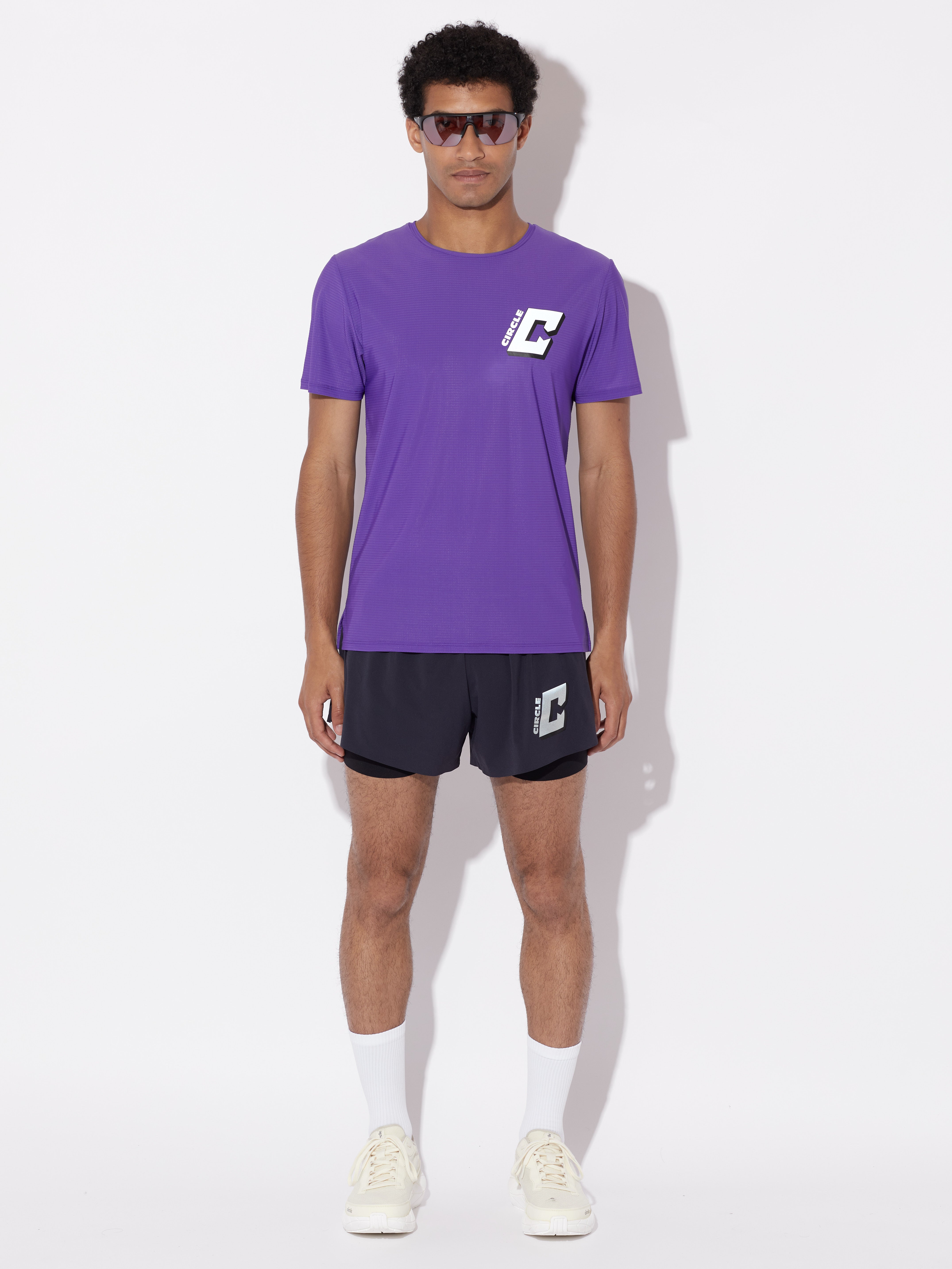 Pack T-Shirt Violet & Short 2-en-1 Navy Legend™ Homme