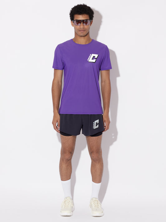 Pack T-Shirt Violet & Short 2-en-1 Navy Legend™ Homme
