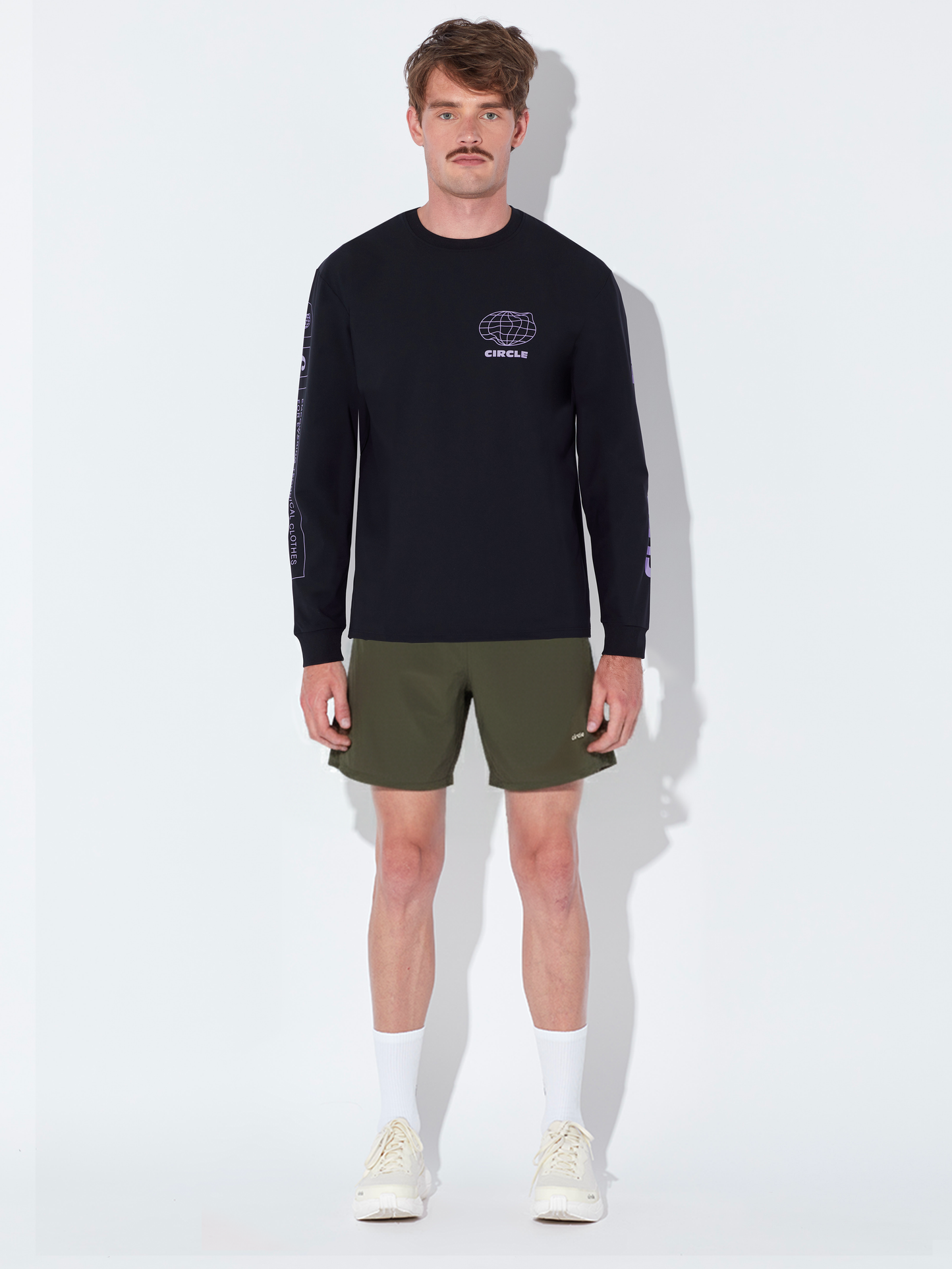 Pack Manches longues CAF & Short Active moss