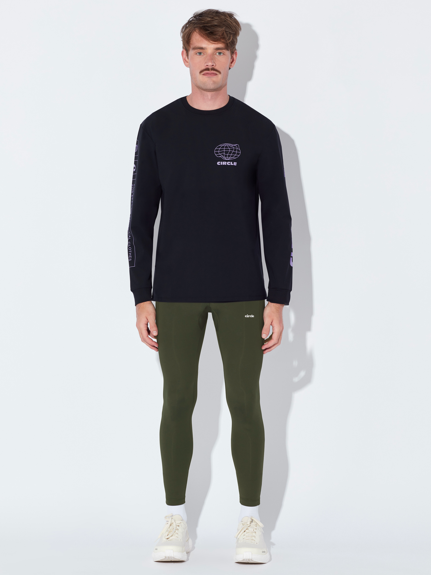 Pack Manches longues CAF & Legging Men in tights moss