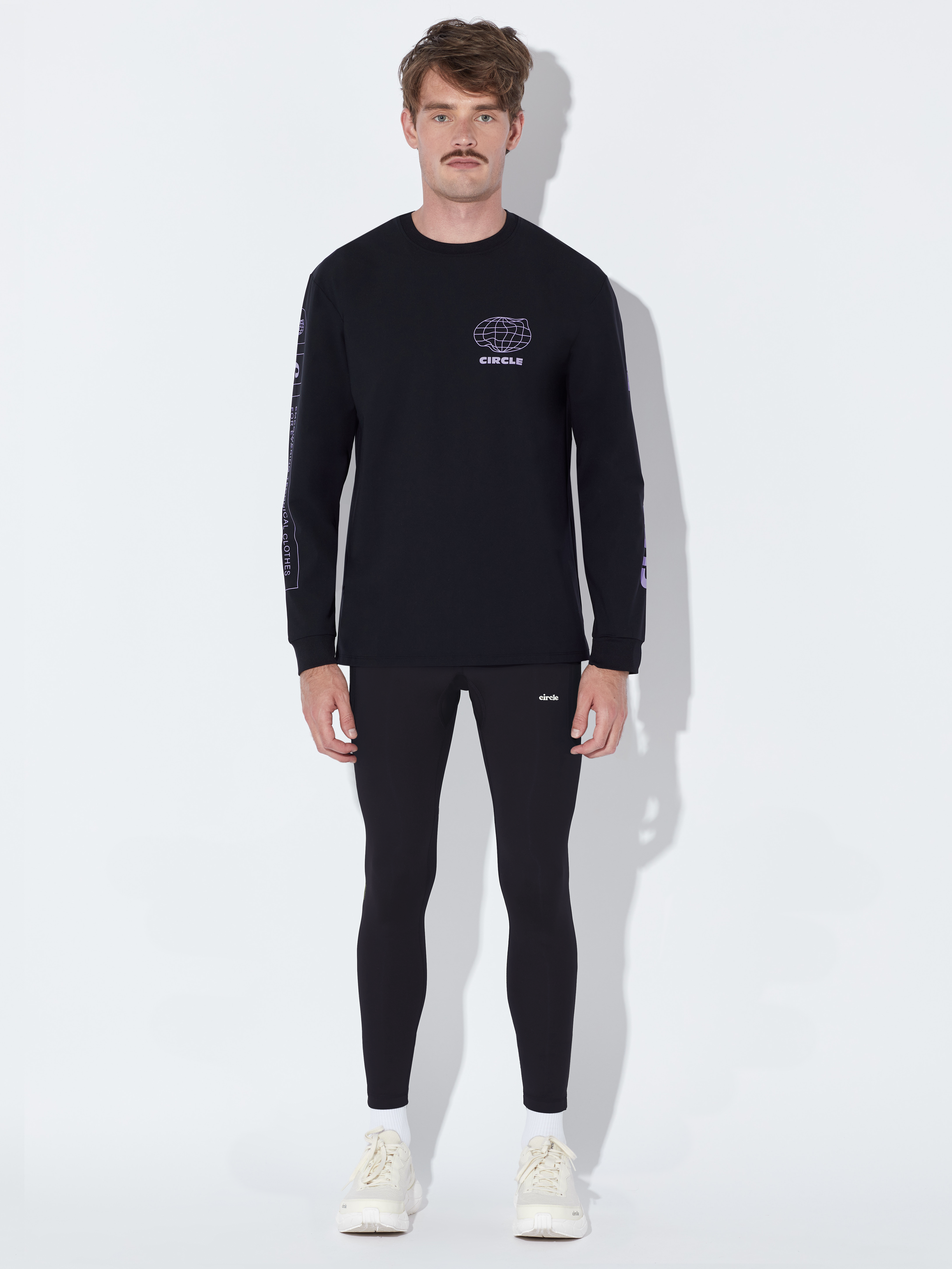 Pack Manches longues CAF & Legging Men in tights noir