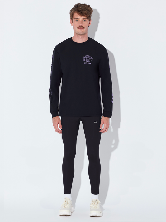 Pack Manches longues CAF & Legging Men in tights noir