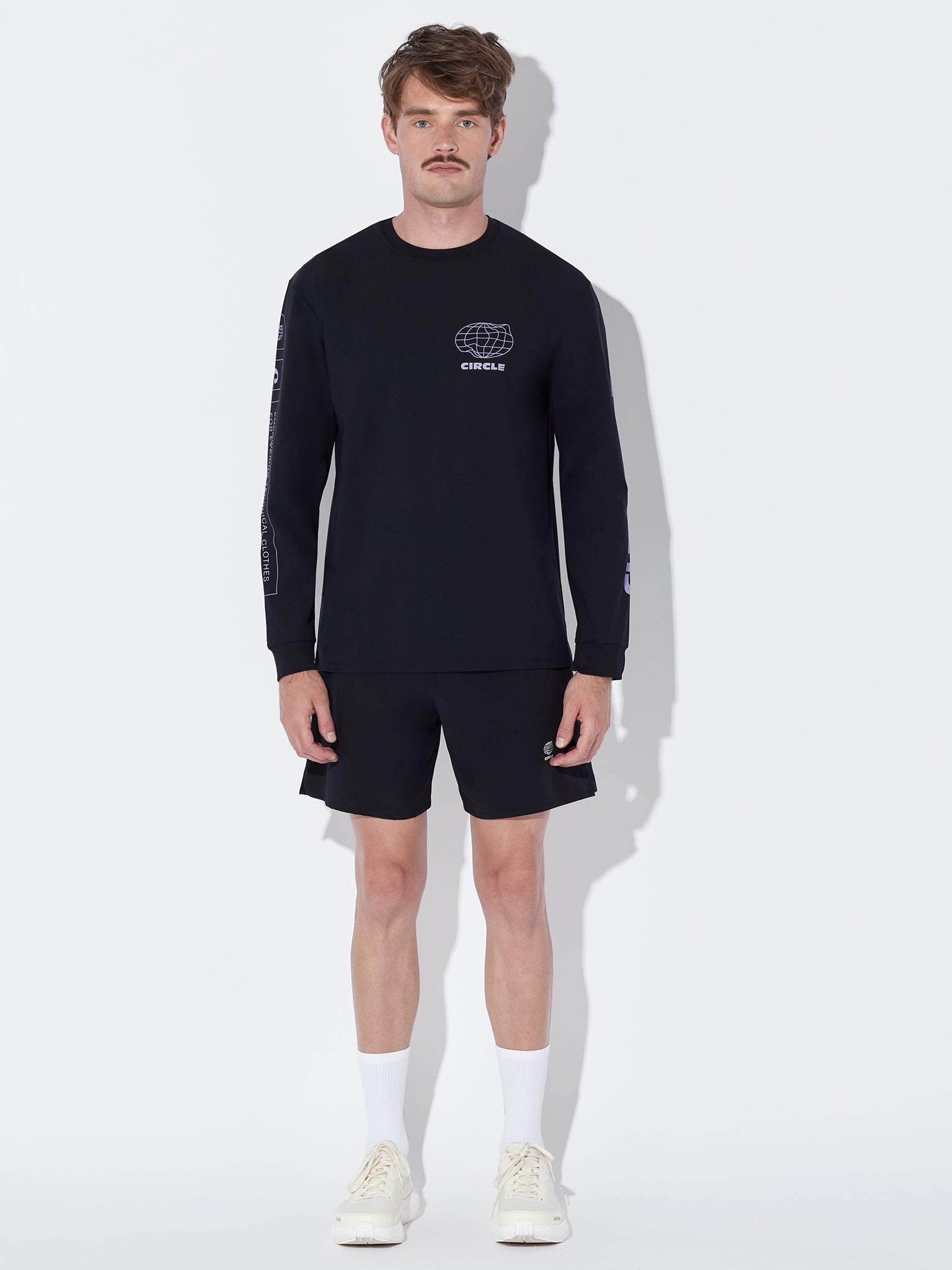 Pack Manches longues CAF & Short Everystride noir